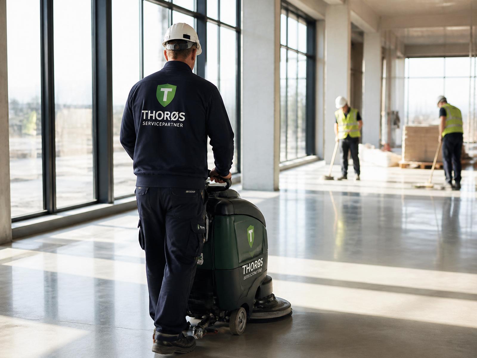 Håndværker- & Byggepladsrengøring hos Thorøs Servicepartner