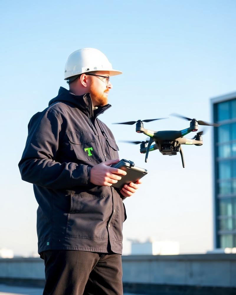 Droneinspektion hos Thorøs Servicepartner